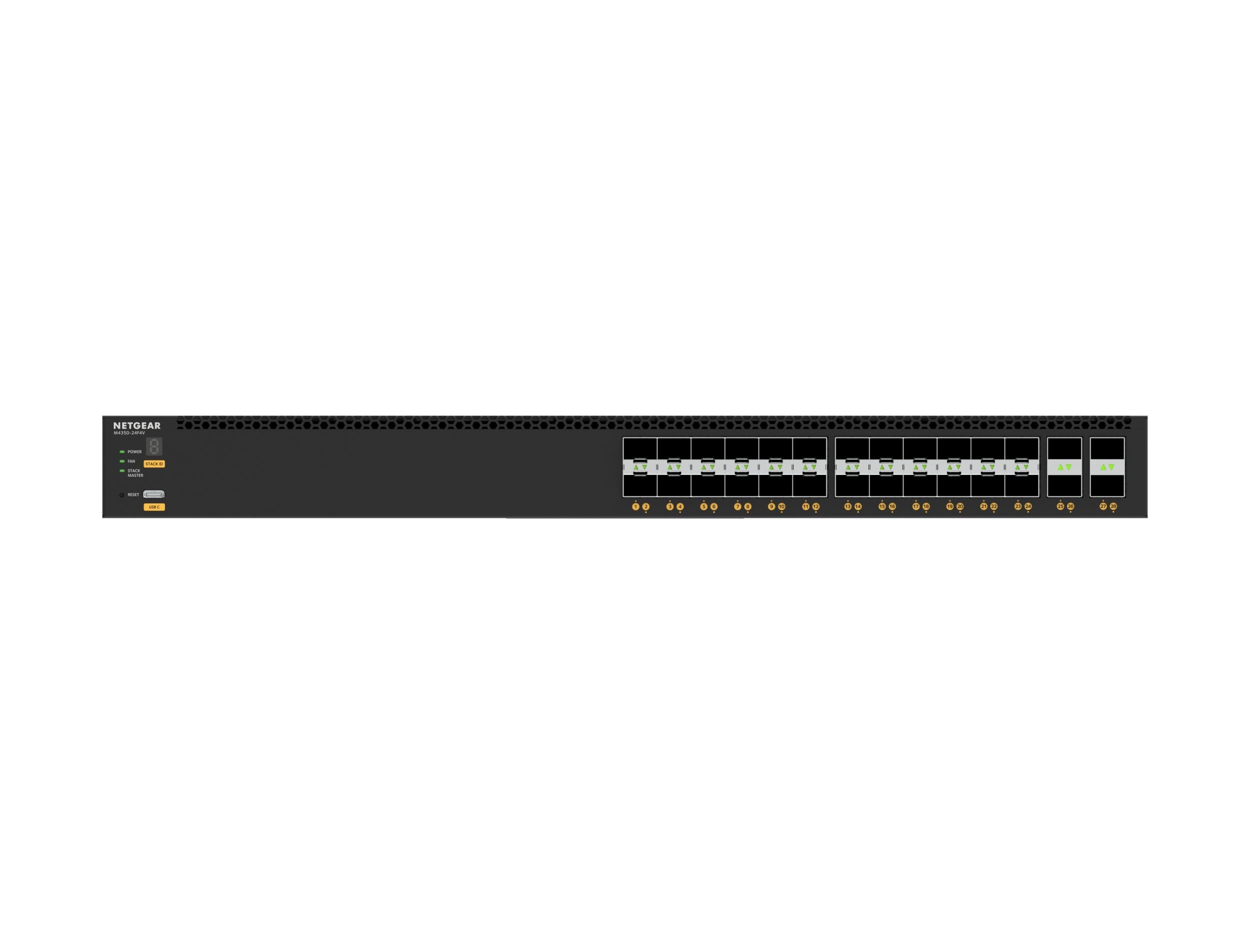 NETGEAR M4350-24F4V Managed L3 1U Black - XSM4328FV-100NES - eCommerce Business Prime