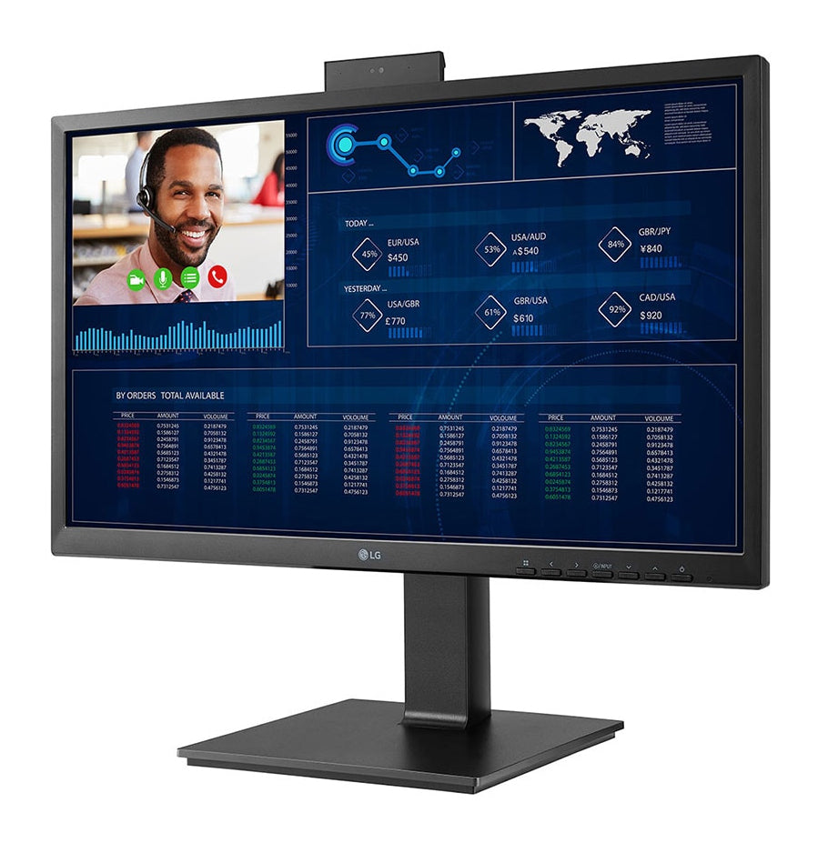 LG 24CQ650I-6N All-in-One PC/workstation Intel® Celeron® N5105 60.5 cm (23.8") 1920 x 1080 pixels All-in-One thin client 4 GB 16 GB eMMC Wi-Fi 6 (802.11ax) Black - 24CQ650I-6N - eCommerce Business Prime