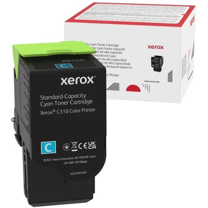 Xerox C310/C315 Cyan Standard Capacity Toner Cartridge Yield 2,000 Pages 006R04357 Xerox