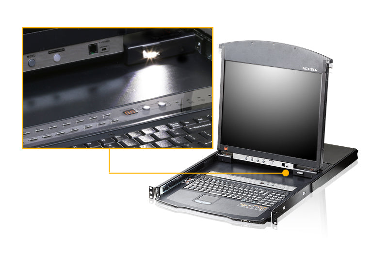 ATEN KL1508AiM KVM switch Rack mounting Black - KL1508AIM - eCommerce Business Prime