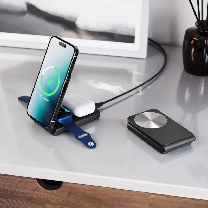 ALOGIC A31FWCBK mobile device charger Headset, Smartphone, Smartwatch, Watch Black USB Wireless charging Fast charging Indoor - A31FWCBK - eCommerce Business Prime