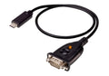 ATEN UC232C serial cable Black 0.45 m USB Type-C DB-9 - UC232C - eCommerce Business Prime