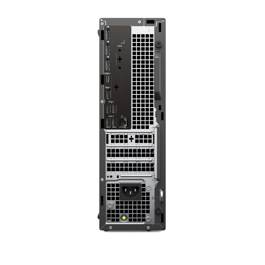 Back view of a Dell server on a white background
