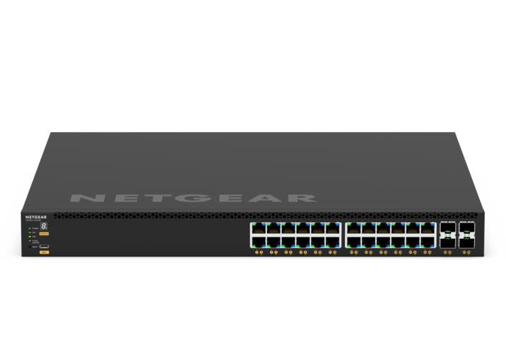 NETGEAR GSM4328-100AJS Managed L3 Gigabit Ethernet (10/100/1000) Power over Ethernet (PoE) 1U Black - GSM4328-100NES - eCommerce Business Prime