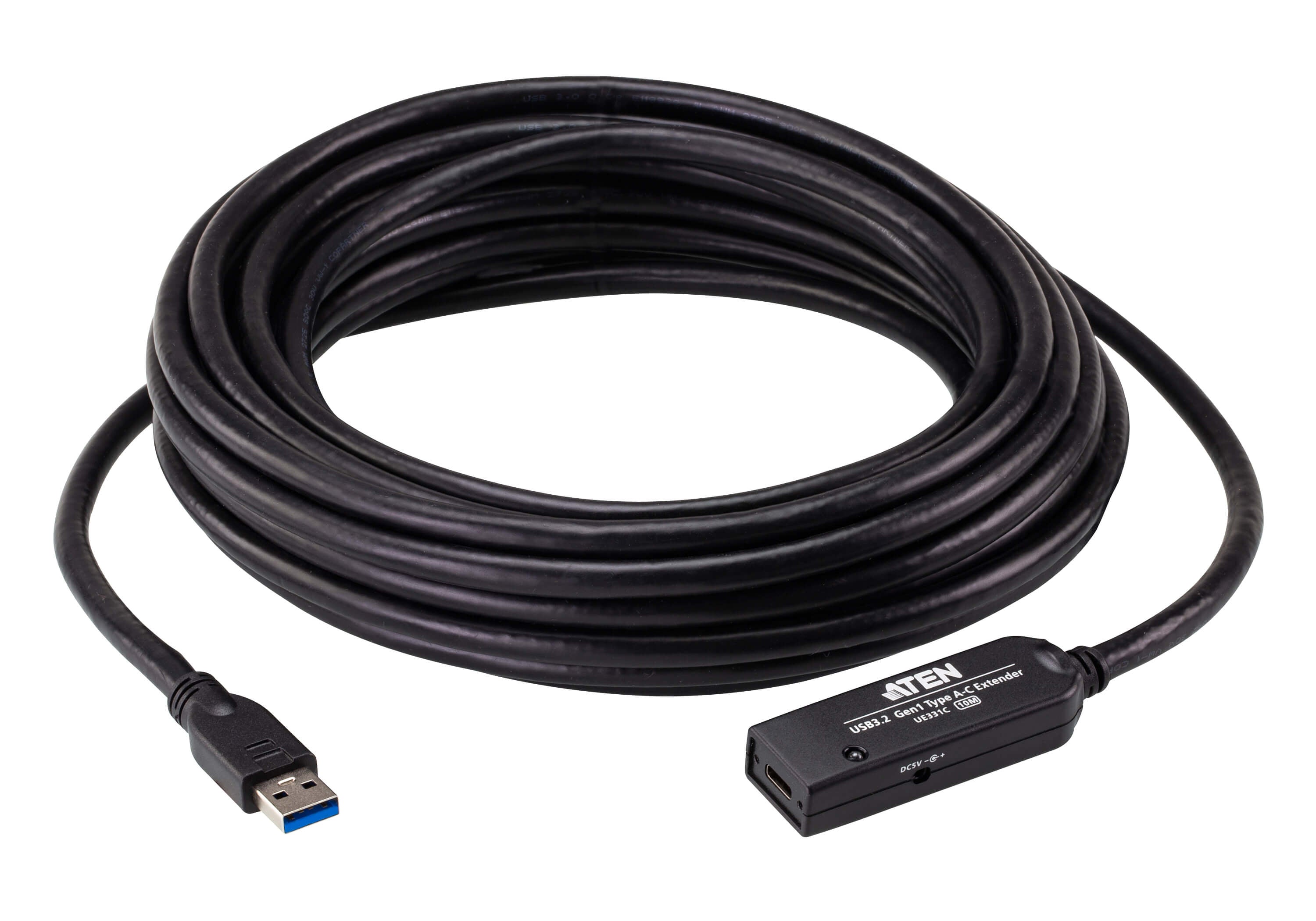 ATEN UE331C USB cable USB 3.2 Gen 1 (3.1 Gen 1) 10 m USB A Black - UE331C - eCommerce Business Prime
