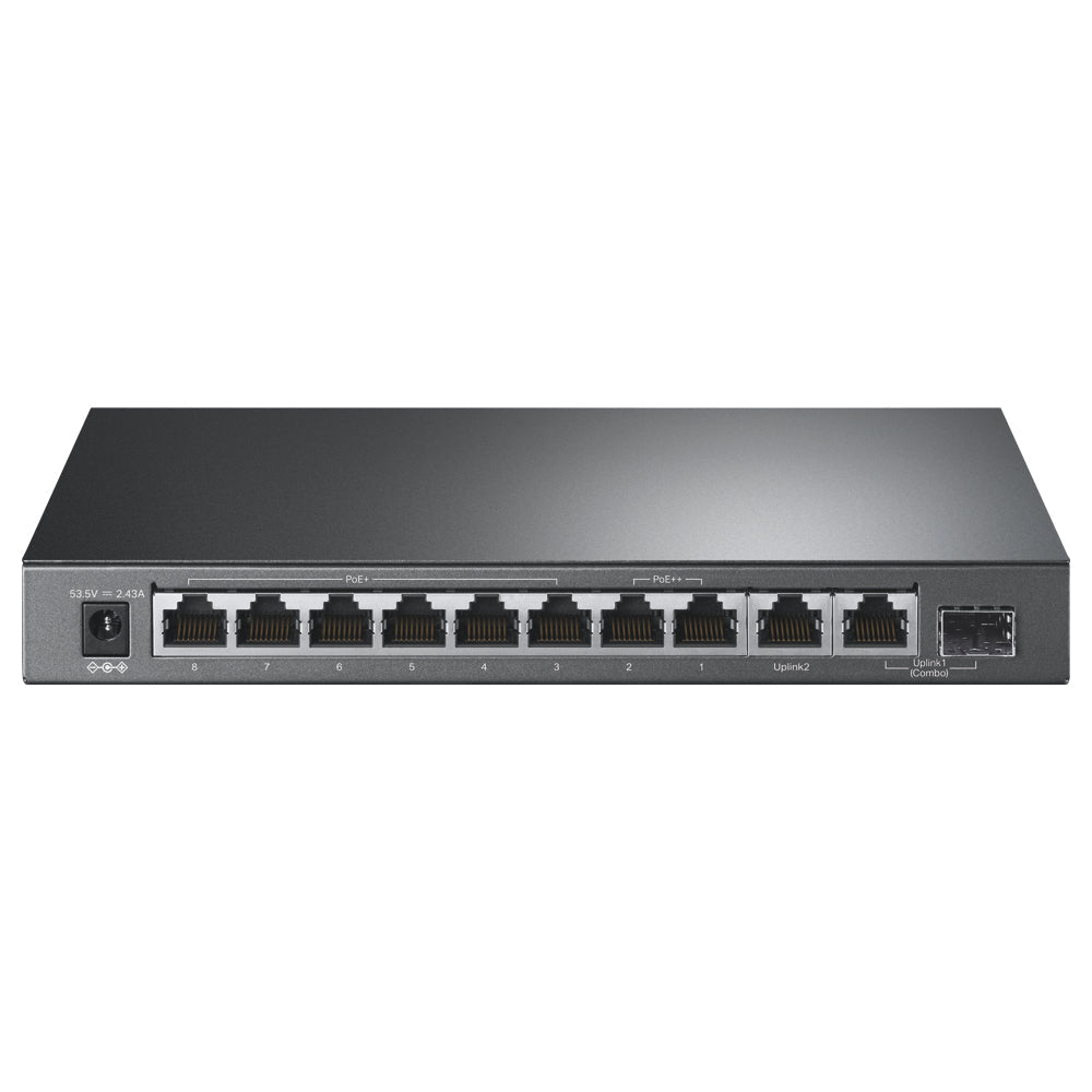 TP-Link 10-Port Gigabit Desktop Switch with 6-Port PoE+ and 2-Port PoE++ - TL-SG1210PP - eCommerce Business Prime