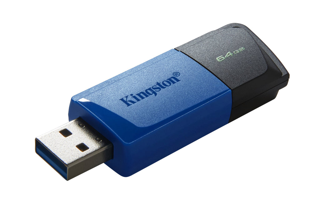 Kingston Technology DataTraveler 64GB USB3.2 Gen 1 Exodia M (Black + Blue) - 2 Pieces - eCommerce Business Prime