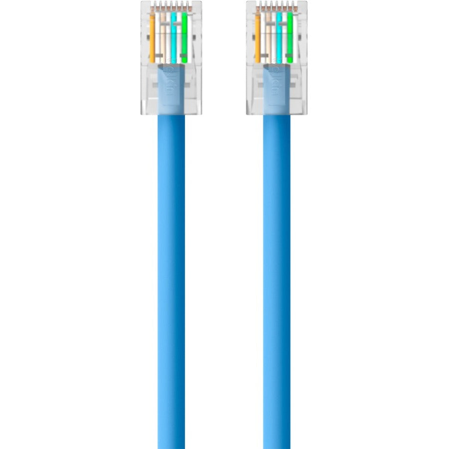Belkin Cat5e Patch Cable - RJ-45 Male Network - RJ-45 Male Network - 1ft - Blue - eCommerce Business Prime