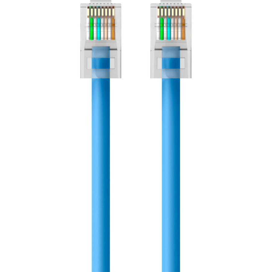 Belkin Cat5e Patch Cable - RJ-45 Male Network - RJ-45 Male Network - 100ft - Blue - A3L791-100-BLU - eCommerce Business Prime