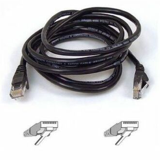 Belkin Cat5e Patch Cable - RJ-45 Male Network - RJ-45 Male Network - 10ft - Black - A3L791-10-BLK - eCommerce Business Prime