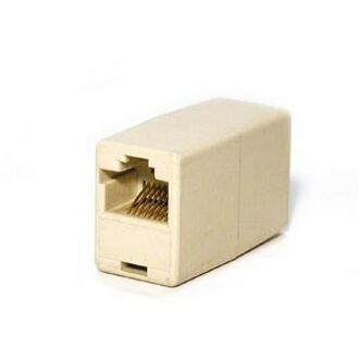 Belkin RJ45 Inline Coupler - 1 x RJ-45 Female - 1 x RJ-45 Female - Ivory - R6G089-S - eCommerce Business Prime