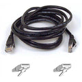 Belkin Cat5e Patch Cable - RJ-45 Male Network - RJ-45 Male Network - 25ft - Black - A3L791-25-BLK - eCommerce Business Prime