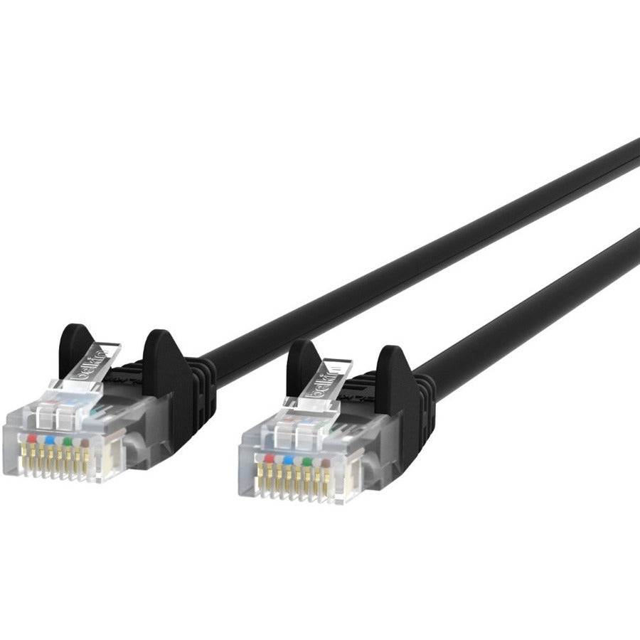 Belkin Cat5e Network Cable - RJ-45 Male Network - RJ-45 Male Network - 30ft - Black - eCommerce Business Prime