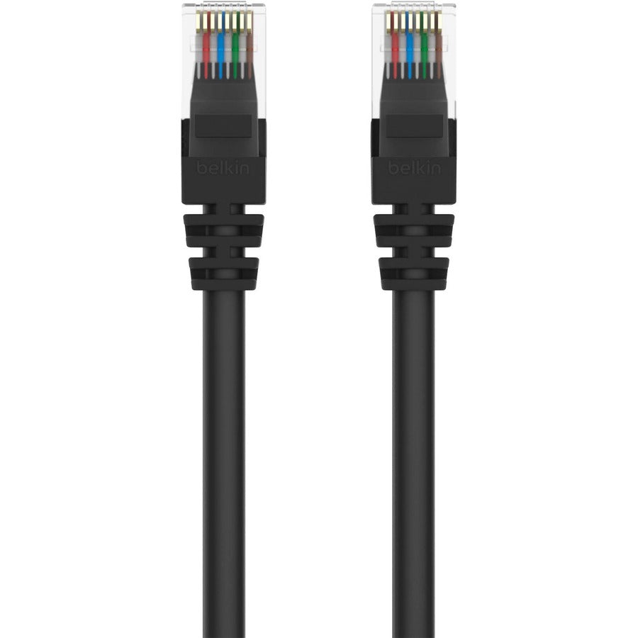 Belkin Cat5e Patch Cable - RJ-45 Male Network - RJ-45 Male Network - 4ft - Black - eCommerce Business Prime