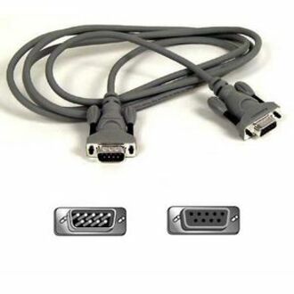 Belkin CGA/EGA Monitor or Serial Mouse Extension Cable - DB-9 Male - DB-9 Female Monitor - 6ft - Charcoal - F2N209-06-T - eCommerce Business Prime