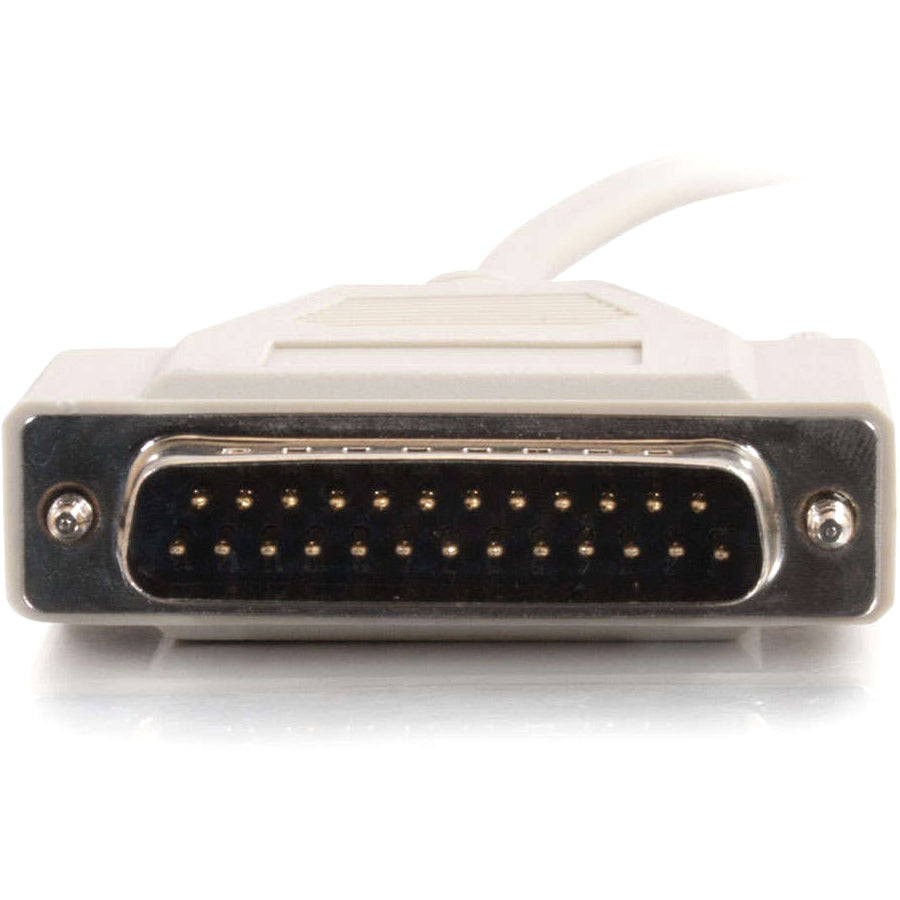 C2G 6ft DB9 Female to DB25 Male Modem Cable - DB-9 - DB-25 Male - 6ft - Beige - 02518 - eCommerce Business Prime