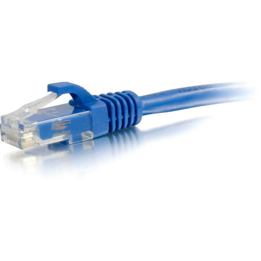 C2G 25ft Cat5e Ethernet Cable - Snagless Unshielded (UTP) - Blue - Category 5e for Network Device - RJ-45 Male - RJ-45 Male - 25ft - Blue - 15212 - eCommerce Business Prime