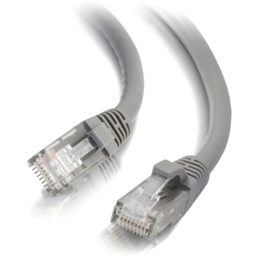 C2G 7ft Cat6 Ethernet Cable - Snagless Unshielded (UTP) - Gray - Category 6 for Network Device - RJ-45 Male - RJ-45 Male - 7ft - Gray - 27132 - eCommerce Business Prime