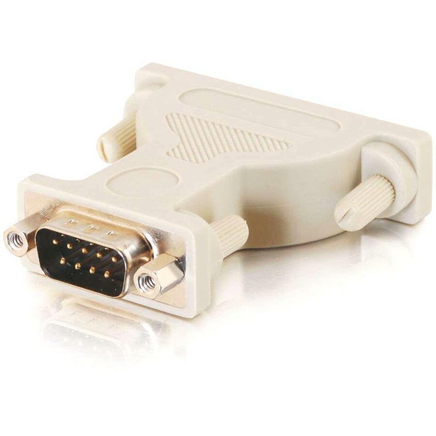 C2G DB9 Male to DB25 Male Serial Adapter - 1 Pack - 1 x 9-pin DB-9 Serial Male - 1 x 25-pin DB-25 Serial Male - Beige - 02450 - eCommerce Business Prime