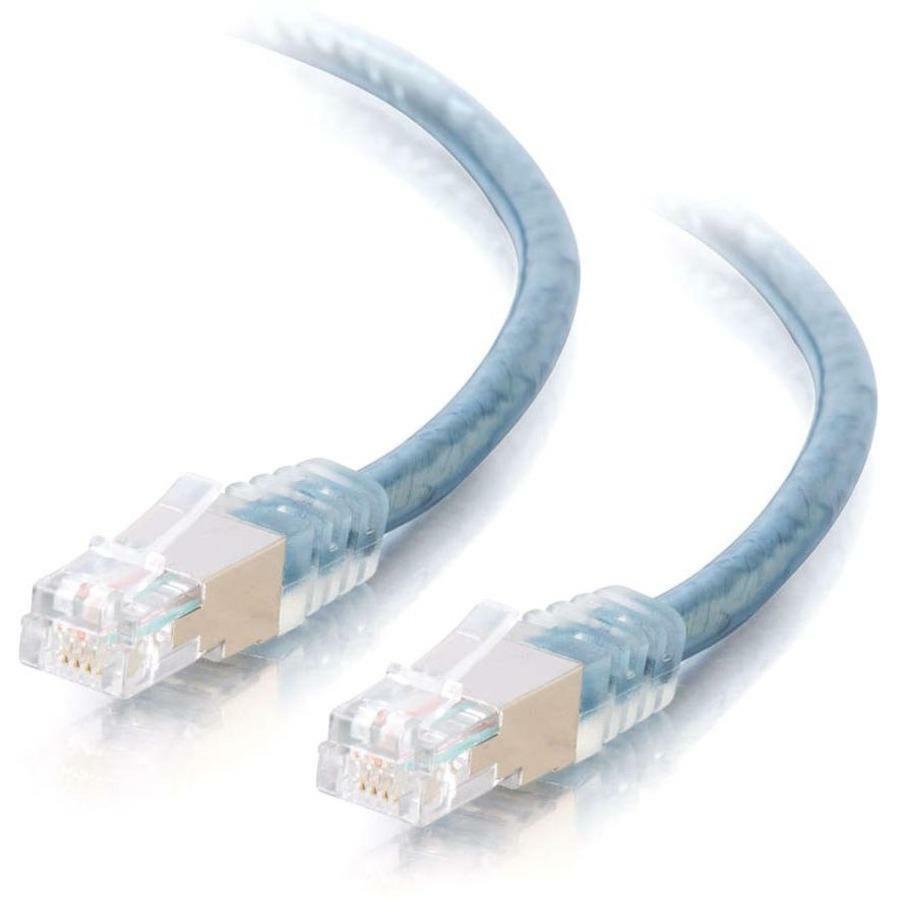 C2G 6ft RJ11 High Speed Internet Modem Cable - RJ-11 Male - RJ-11 Male - 6ft - Transparent Blue - 28721 - eCommerce Business Prime