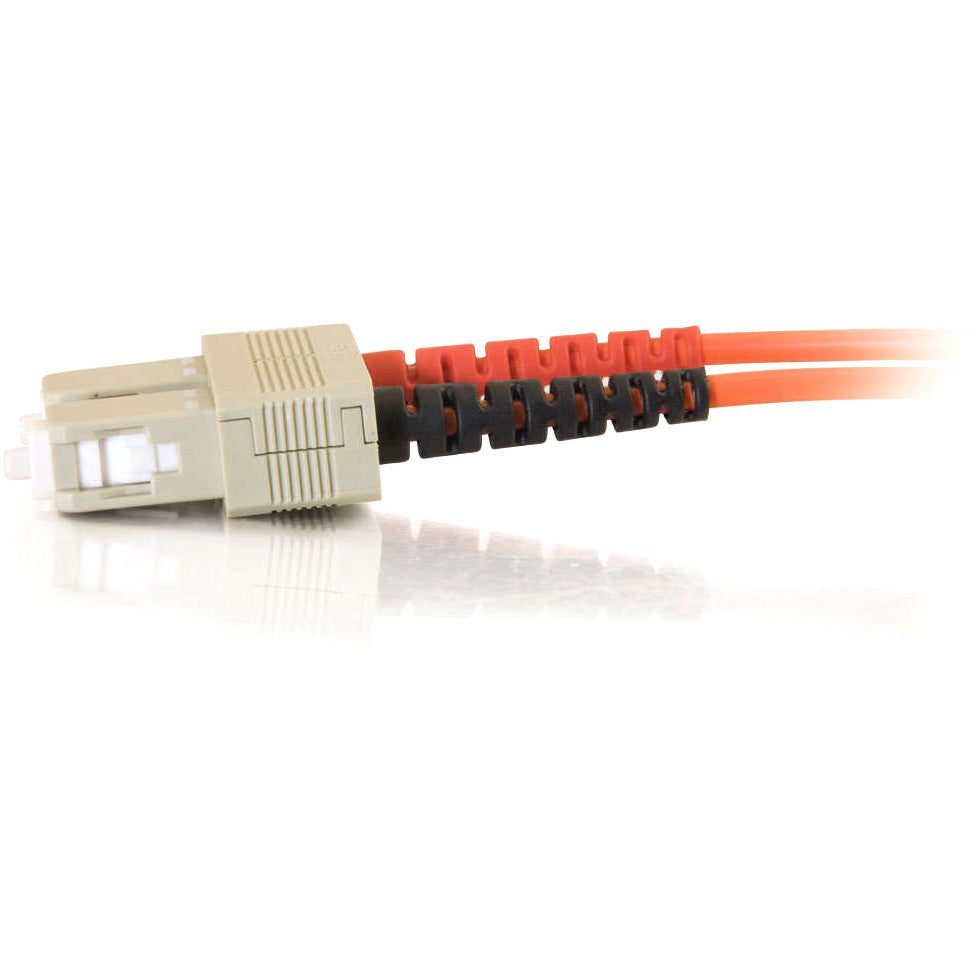 C2G-1m SC-SC 62.5/125 OM1 Duplex Multimode PVC Fiber Optic Cable - Orange - Fiber Optic for Network Device - SC Male - SC Male - 62.5/125 - Duplex Multimode - OM1 - 1m - Orange - 09113 - eCommerce Business Prime