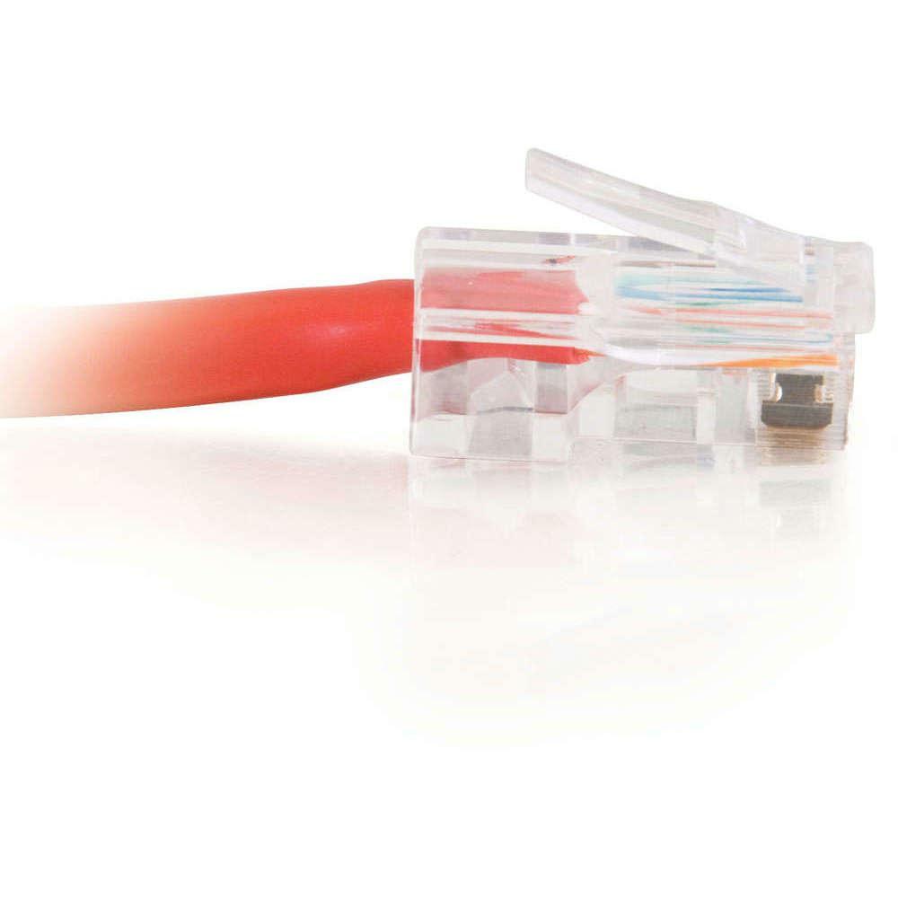 C2G-25ft Cat5e Non-Booted Crossover Unshielded (UTP) Network Patch Cable - Red - Category 5e for Network Device - RJ-45 Male - RJ-45 Male - Crossover - 25ft - Red - 26709 - eCommerce Business Prime