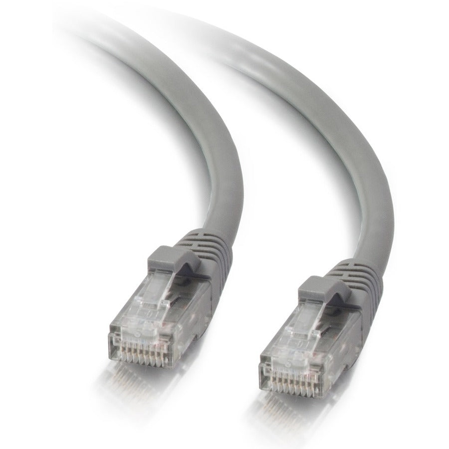 C2G 7ft Cat5e Ethernet Cable - Snagless Unshielded (UTP) - Gray - Category 5e for Network Device - RJ-45 Male - RJ-45 Male - 7ft - Gray - 15192 - eCommerce Business Prime