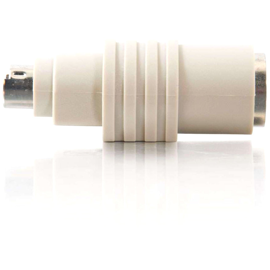 C2G PS/2 Female to AT Male Keyboard Adapter - 1 Pack - 1 x 6-pin Mini-DIN (PS/2) Female - 1 x 5-pin DIN Male - Beige - 02475 - eCommerce Business Prime
