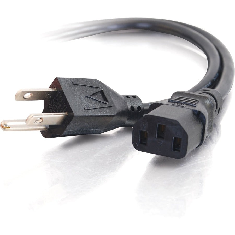 C2G 10ft Power Cord - 18 AWG - NEMA 5-15P to IEC320C13 - Computer Power - Replacement power cord for PC, Monitor, Printer, Scanner, etc. - 03134 - eCommerce Business Prime