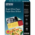 Epson Premium Inkjet Inkjet Paper - Bright White - 108 Brightness - 95% Opacity - Letter - 8 1/2" x 11" - Ultra Smooth - 500 / Box - S041586 - eCommerce Business Prime