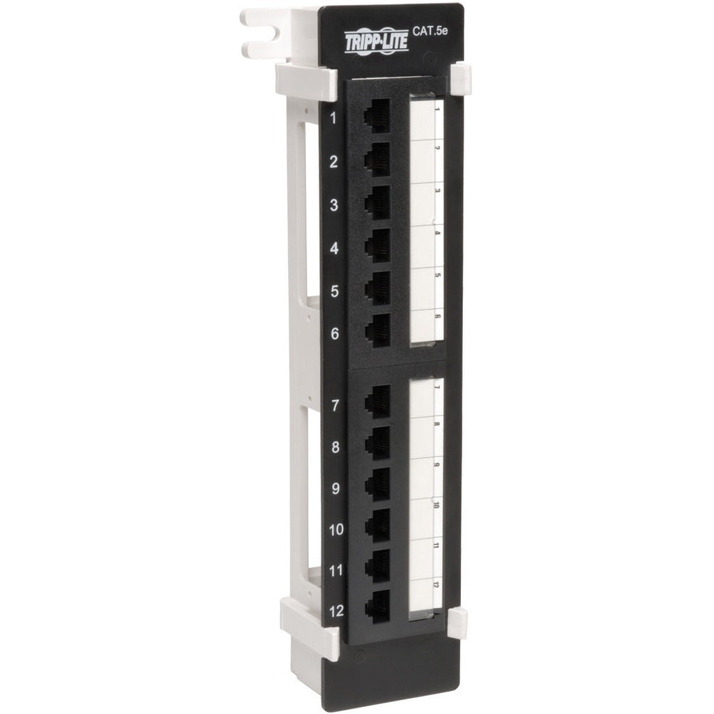 Tripp Lite 12-Port Cat5e Cat5 Wall Mount Patch Panel 568B 110 Punch TAA GSA - 568B, RJ45 Ethernet" - N050-012 - eCommerce Business Prime