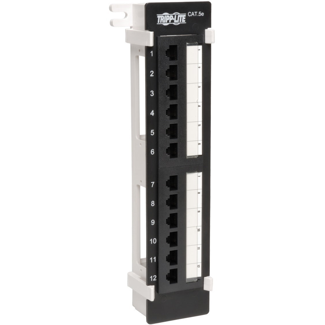 Tripp Lite 12-Port Cat5e Cat5 Wall Mount Patch Panel 568B 110 Punch TAA GSA - 568B, RJ45 Ethernet" - N050-012 - eCommerce Business Prime