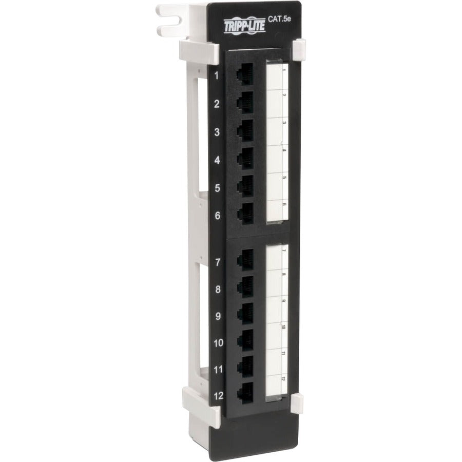 Tripp Lite 12-Port Cat5e Cat5 Wall Mount Patch Panel 568B 110 Punch TAA GSA - 568B, RJ45 Ethernet" - N050-012 - eCommerce Business Prime