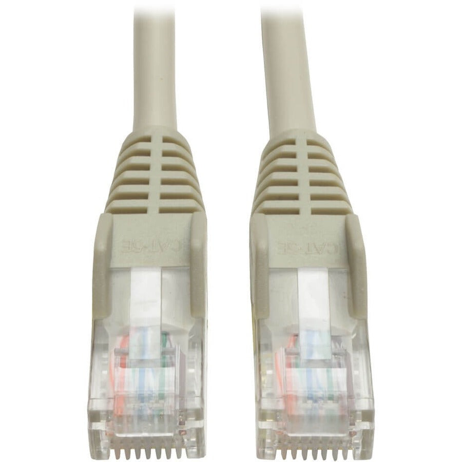 Tripp Lite 150ft Cat5e Cat5 Snagless Molded Patch Cable RJ45 M/M Gray 150' - 150ft - 2 x RJ-45 Male - Gray - N001-150-GY - eCommerce Business Prime