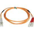 Tripp Lite 3M Duplex Multimode 50/125 Fiber Optic Patch Cable LC/SC 10' 10ft 3 Meter - LC Male - SC Male - 9.84ft - Orange - N516-03M - eCommerce Business Prime