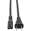 Tripp Lite Laptop/Notebook Power Extension Cord 10A 1-15P to C7 6' 6ft - 10A (NEMA 1-15P to IEC-320-C7) 6-ft. - P012-006 - eCommerce Business Prime
