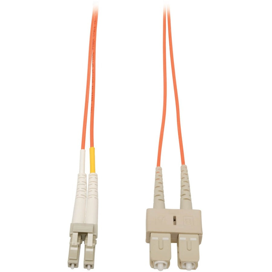 Tripp Lite 3M Duplex Multimode 62.5/125 Fiber Optic Patch Cable LC/SC 10' 10ft 3 Meter - LC Male - SC Male - 9.84ft - N316-03M - eCommerce Business Prime