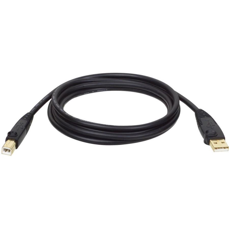 Tripp Lite 6ft USB Cable Hi-Speed Gold Shielded USB 2.0 A/B Male / Male - Type A Male USB - Type B Male USB - 6ft - U022-006 - eCommerce Business Prime