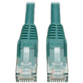 Tripp Lite 7ft Cat6 Gigabit Snagless Molded Patch Cable RJ45 M/M Green 7' - 7ft - 1 x RJ-45 Male - RJ-45 Male - Green - N201-007-GN - eCommerce Business Prime