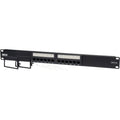 Tripp Lite 12-Port Cat5e Cat5 Rackmount Patch Panel 568B 110 Punch 1URM TAA - 568B, RJ45 Ethernet" - N052-012 - eCommerce Business Prime