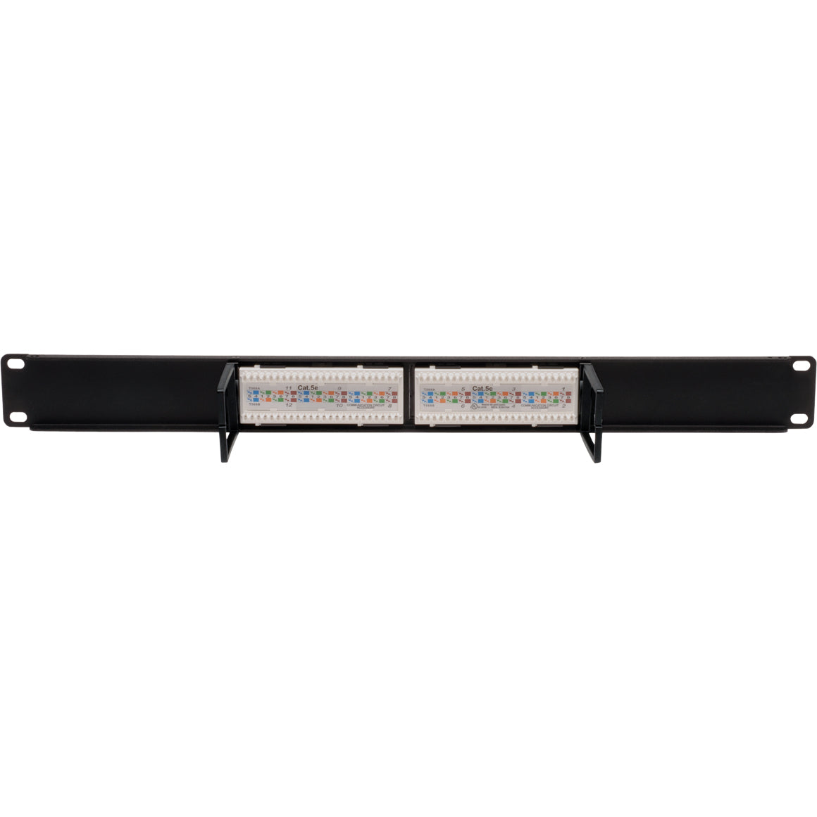 Tripp Lite 12-Port Cat5e Cat5 Rackmount Patch Panel 568B 110 Punch 1URM TAA - 568B, RJ45 Ethernet" - N052-012 - eCommerce Business Prime