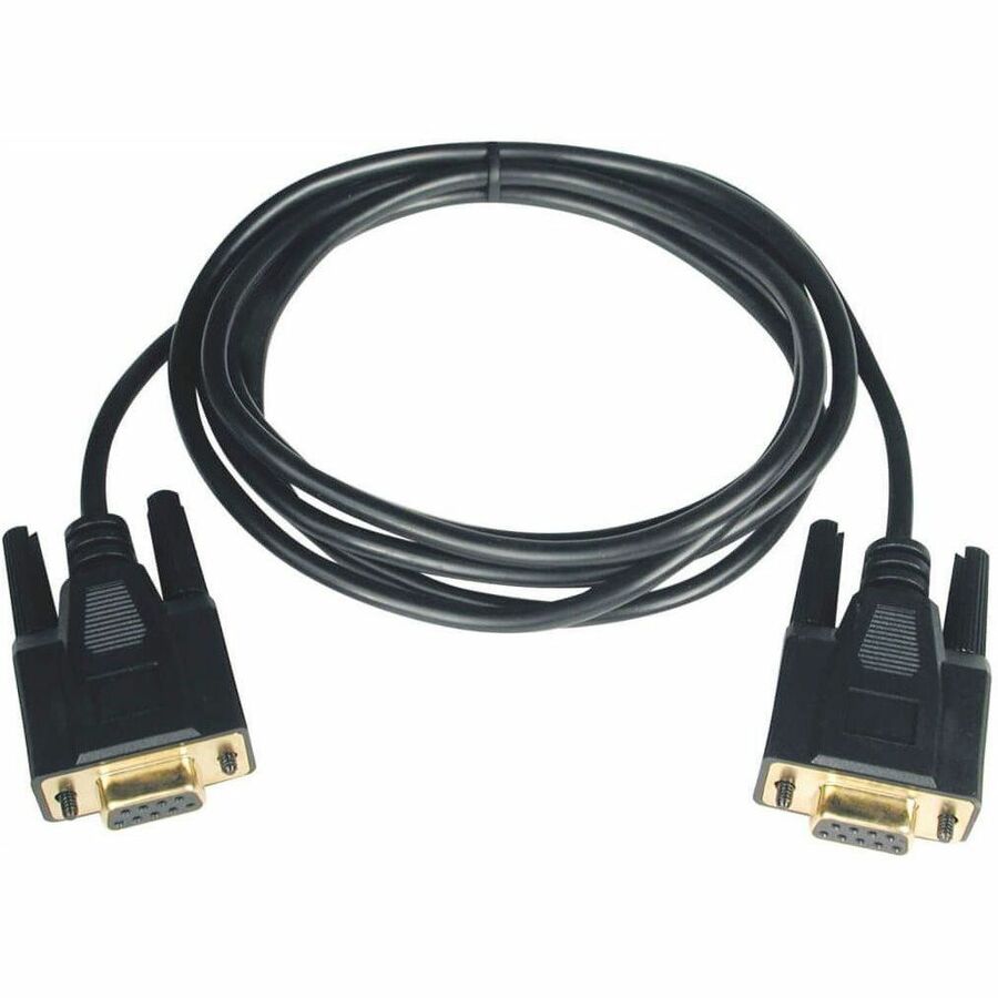 Tripp Lite 6ft Null Modem Serial DB9 RS232 Cable Adapter Gold F/F 6' - DB-9 Female - DB-9 Female - 6ft - P450-006 - eCommerce Business Prime