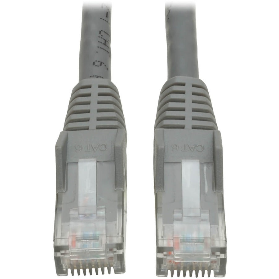 Tripp Lite 7ft Cat6 Gigabit Snagless Molded Patch Cable RJ45 M/M Gray 7' - 7ft - 1 x RJ-45 Male - 1 x RJ-45 Male - Gray - N201-007-GY - eCommerce Business Prime