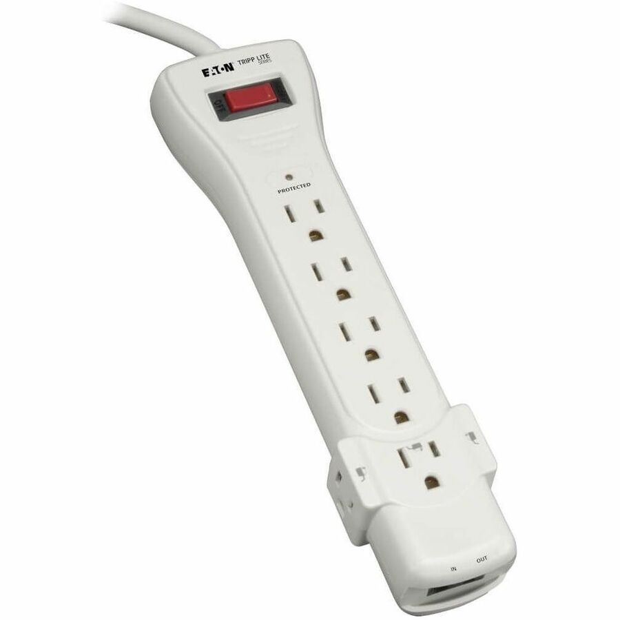Tripp Lite Surge Protector Power Strip 120V 7 Outlet RJ11 12' Cord 1080 Joules - Receptacles: 7 x NEMA 5-15R - 1080J - eCommerce Business Prime