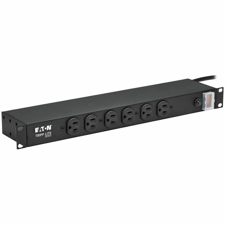 Tripp Lite Power Strip 12-Outlet Rackmount Metal 120V 5-15R 15ft Cord 1URM - NEMA 5-15P - 12 NEMA 5-15R - 15ft - RS-1215 - eCommerce Business Prime