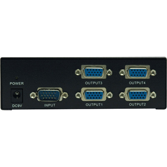Tripp Lite 4-Port VGA / SVGA Video Splitter Signal Booster High Resolution Video - 4 x D-Sub (HD-15) Monitor, 1 x D-Sub (HD-15) Computer - B114-004-R - eCommerce Business Prime