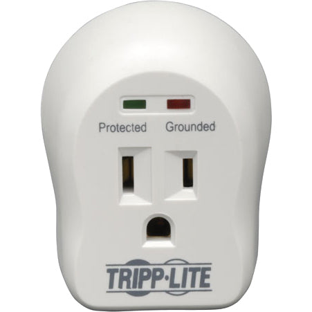 Tripp Lite Surge Protector Wallmount Direct Plug In 120V 1 Outlet 600 Joule - Receptacles: 1 x NEMA 5-15R - 600J - SPIKECUBE - eCommerce Business Prime