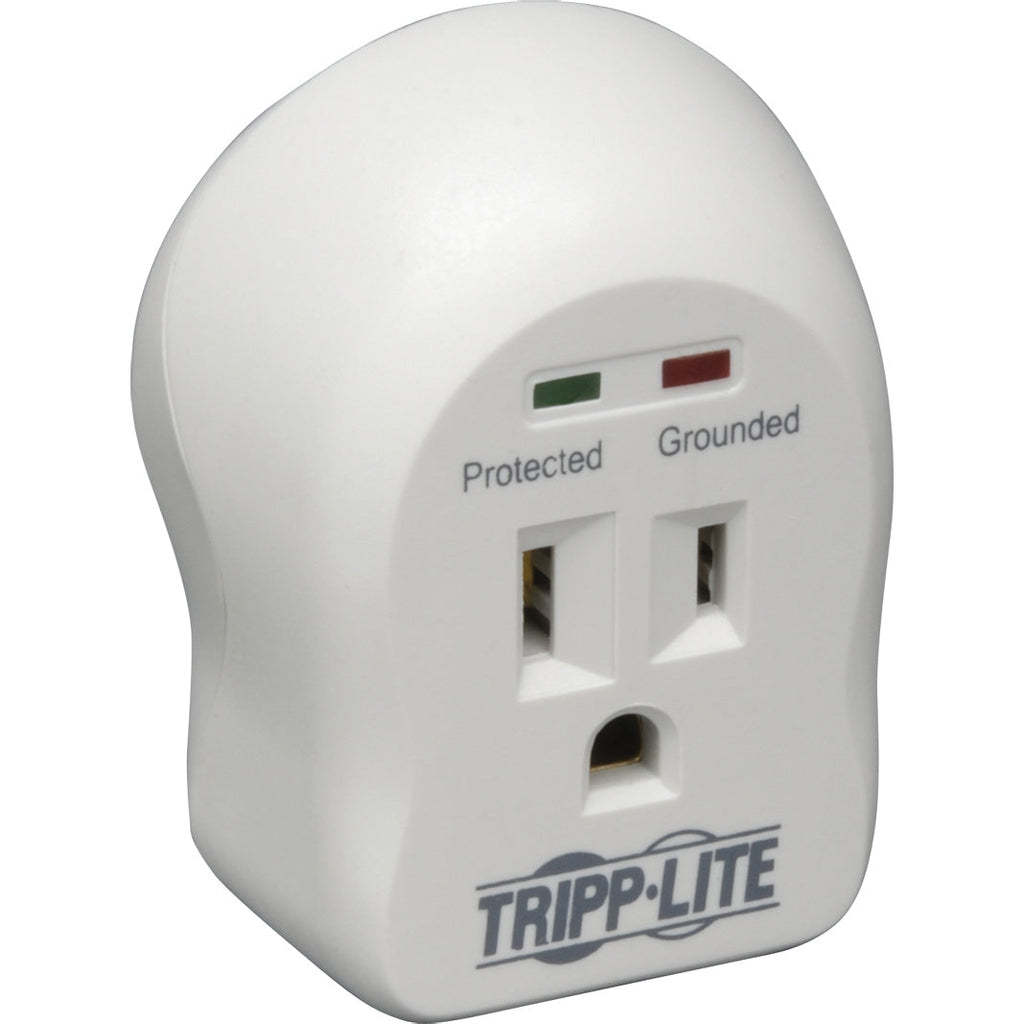 Tripp Lite Surge Protector Wallmount Direct Plug In 120V 1 Outlet 600 Joule - Receptacles: 1 x NEMA 5-15R - 600J - SPIKECUBE - eCommerce Business Prime