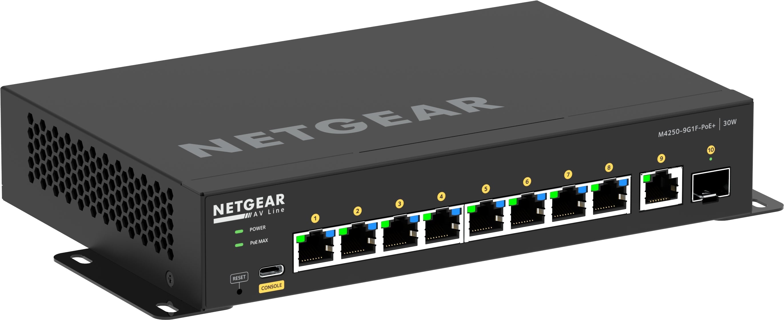 NETGEAR 8x1G PoE+ 110W 1x1G and 1xSFP Managed Switch NETGEAR