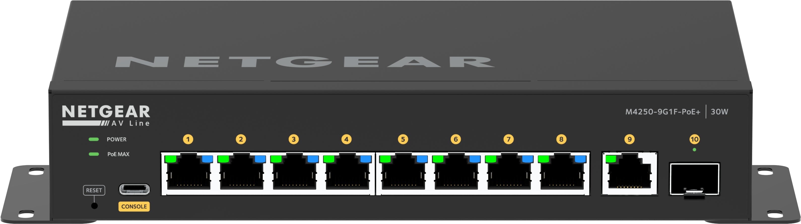 NETGEAR 8x1G PoE+ 110W 1x1G and 1xSFP Managed Switch NETGEAR